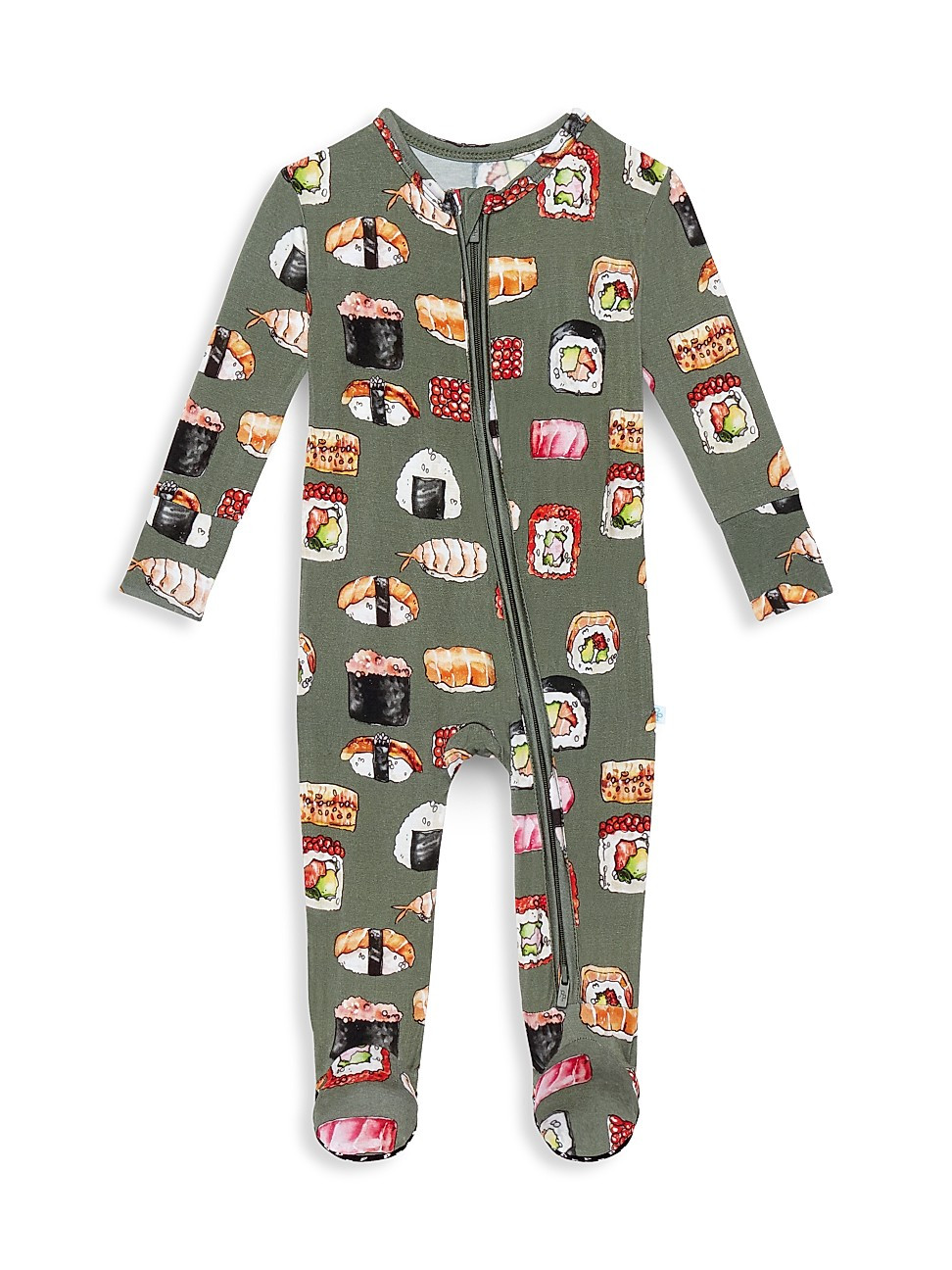 Posh Peanut Baby's Sashimi Footie Double Zippered One-Piece - Sashimi Green - Size Newborn | Saks Fifth Avenue