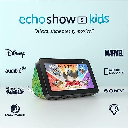Echo Show 5 (2nd Gen) Kids | Designed for kids, with parental controls | Chameleon | Amazon (US)