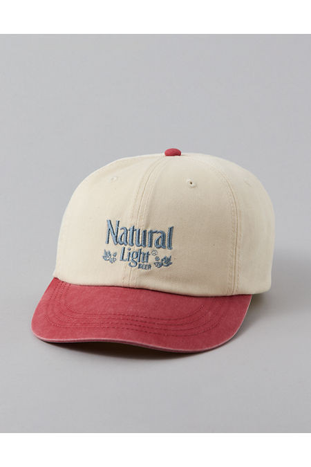 AE Natural Light Dad Hat Men's Cream One Size | American Eagle Outfitters (US & CA)