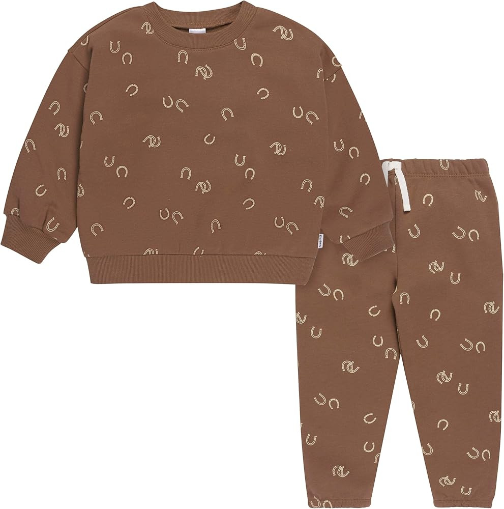 Gerber baby-boys Baby Boys Toddler 2-piece Fleece Sweatshirt and Jogger Set | Amazon (US)