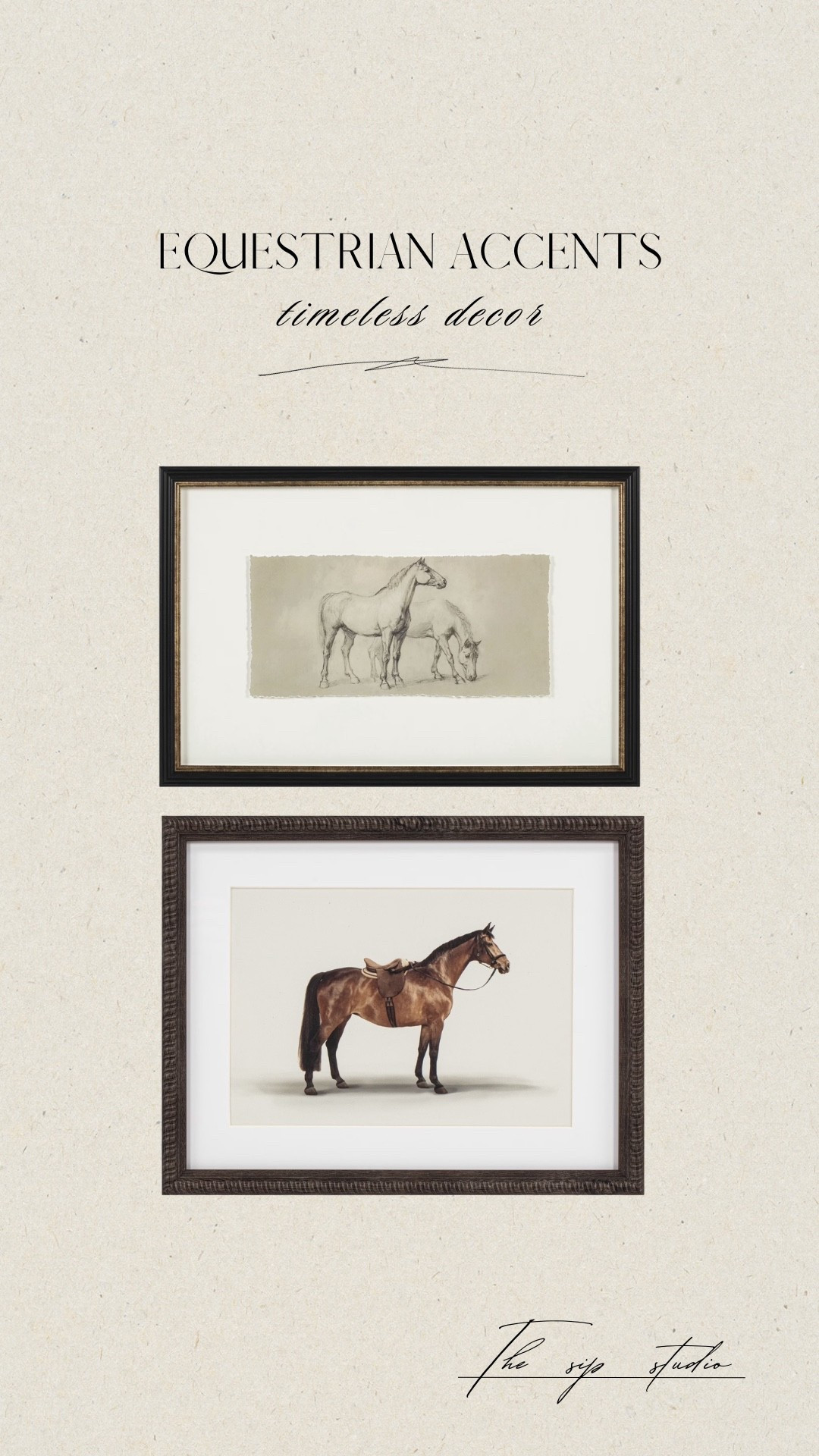 Equestrian artwork 

#LTKHome