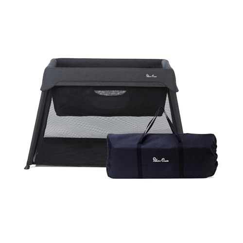 Silver Cross Sleep & Go 3 in 1 Travel Crib - Converts Newborn Bassinet, Crib to Playard - Portable, Lightweight, Easy to Pack with Comfortable Mattress for Infants to Toddlers - Carbon (Sustainable) | Amazon (US)