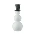 Holiday Time Medium Resin White Snowman With Hat 10” Tabletop Decor 1 Piece | Walmart (US)
