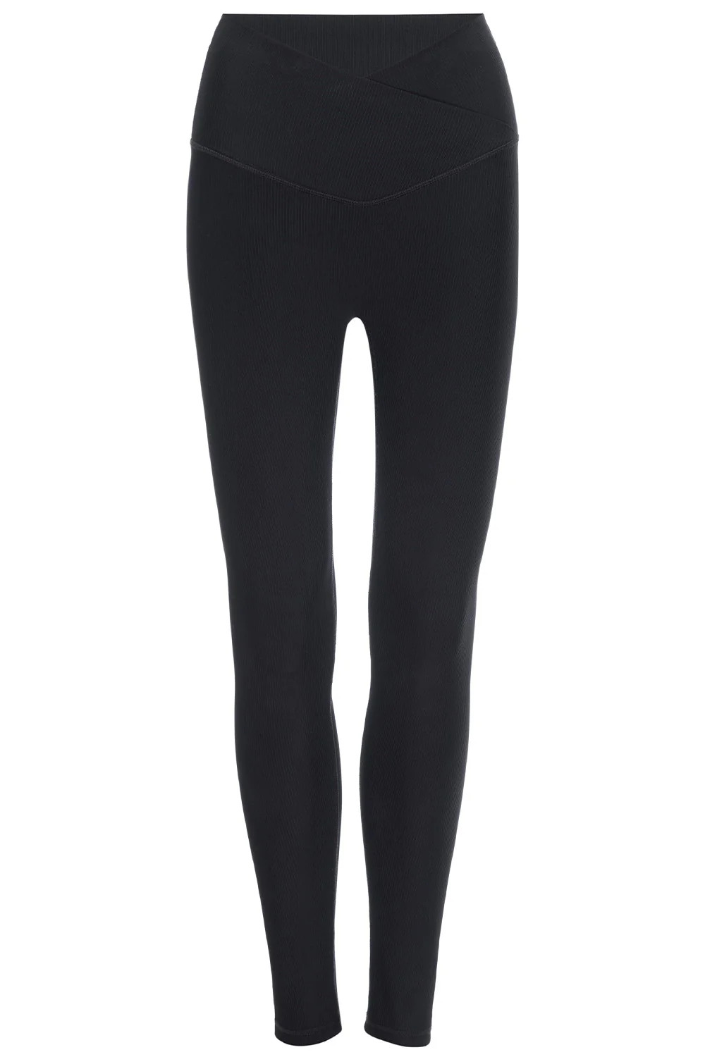 Melrose Black Ribbed Legging | VETCHY
