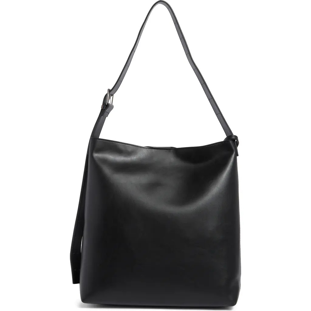 BCBG Buckle Strap Shoulder Bag in Black at Nordstrom Rack | Nordstrom Rack