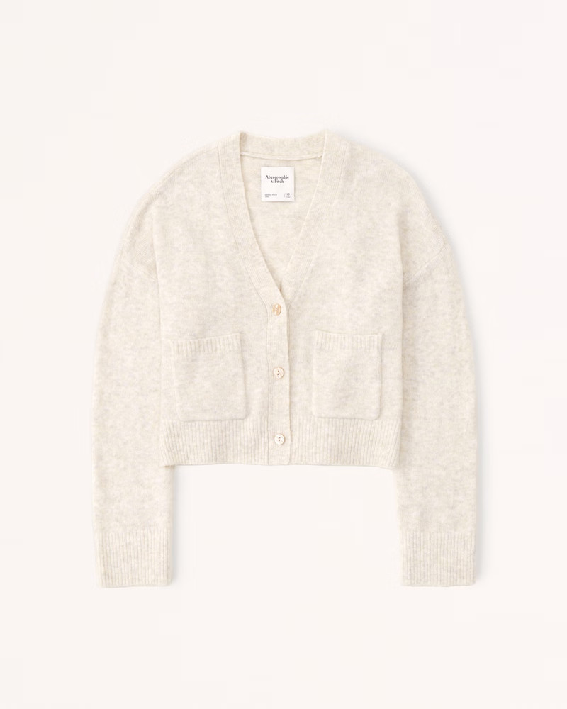 Women's Classic Short Cardigan | Women's Tops | Abercrombie.com | Abercrombie & Fitch (US)