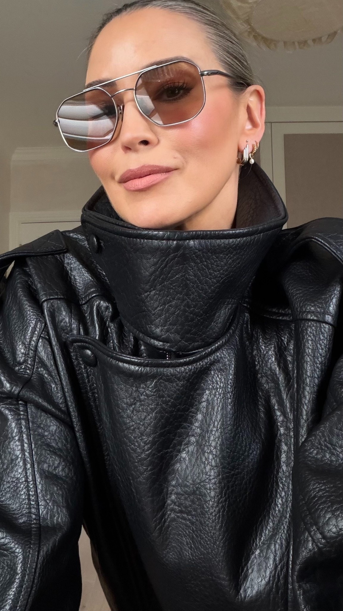 Sharing my sheer knit that I was wearing under this jacket 🖤

#LTKpetite #LTKuk