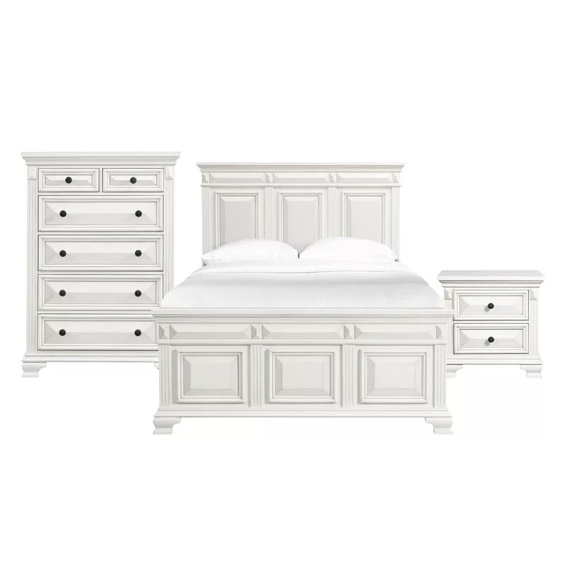 Grantham Solid Wood Standard 3 Piece Bedroom Set | Wayfair North America