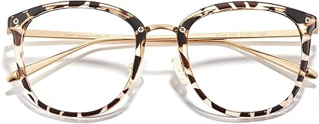 Cyxus Blue Light Glasses for Woman, Reduce Eye Strain Ideal for Office Working, Studying Ultra-Li... | Amazon (US)