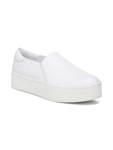 Warren Slip-On Platform Leather Sneakers | Saks Fifth Avenue