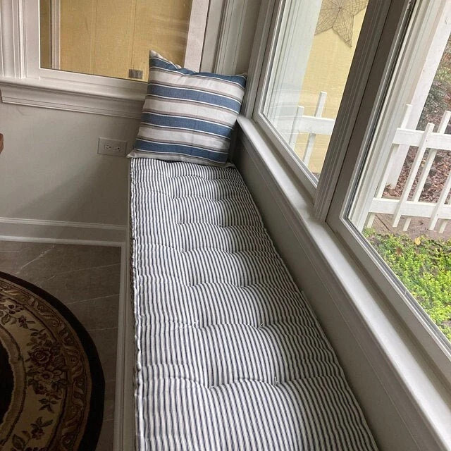 Custom Farmhouse Tufted Indoor Bench Cushion | Etsy (Global)