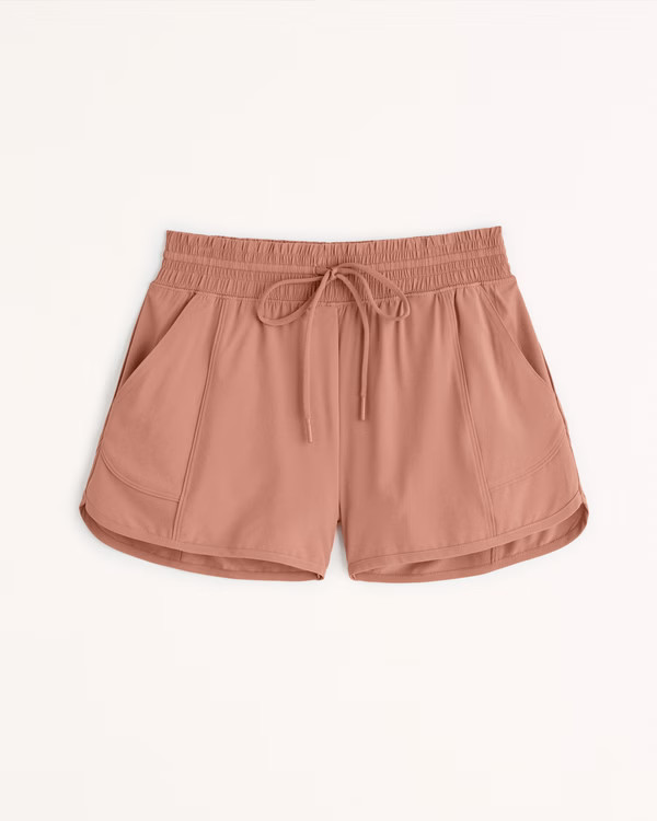 YPB motionTEK High Rise Lined Workout Short | Abercrombie & Fitch (US)