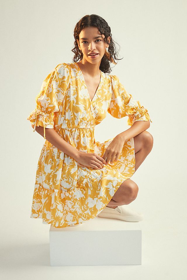 Lumiere Tiered Mini Dress | Anthropologie (US)