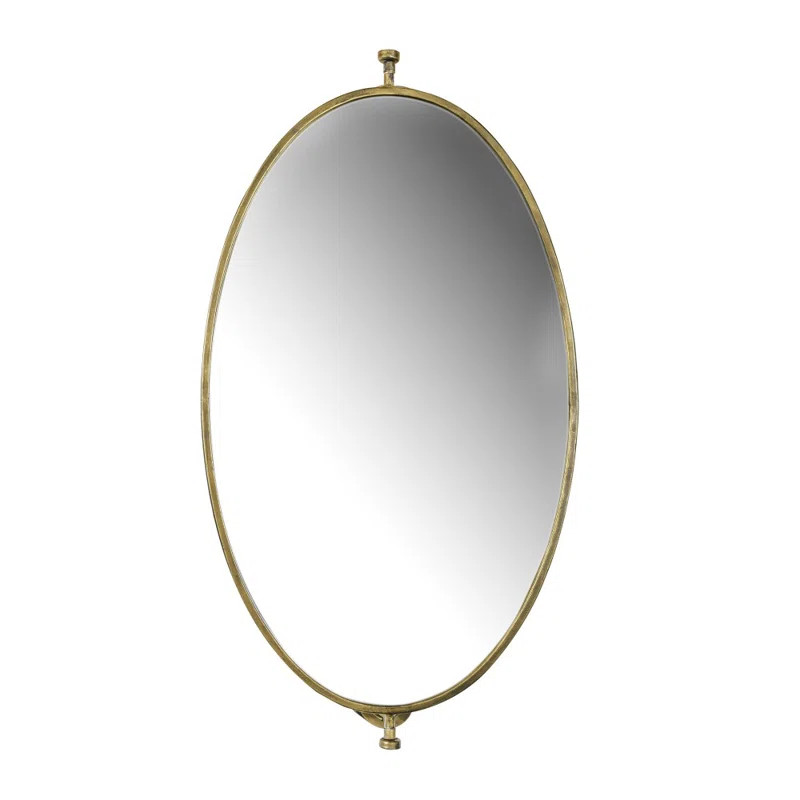 Seay Oval Metal Wall Mirror | Wayfair North America