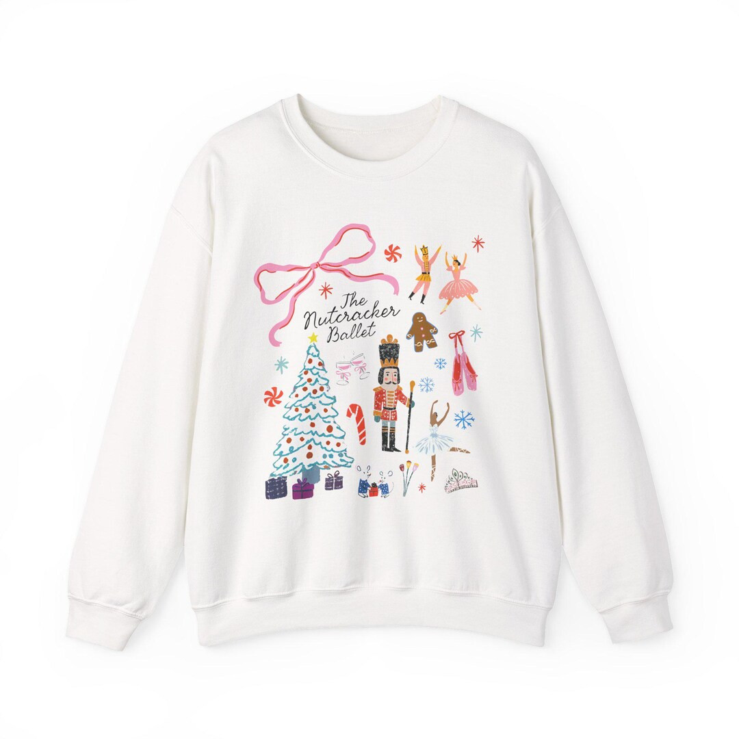 Nutcracker Ballet Holiday Crewneck - Etsy | Etsy (US)