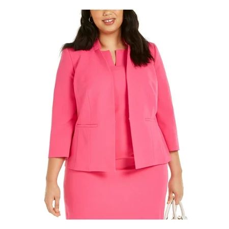 KASPER Womens Pink Blazer Jacket Size 20W | Walmart (US)