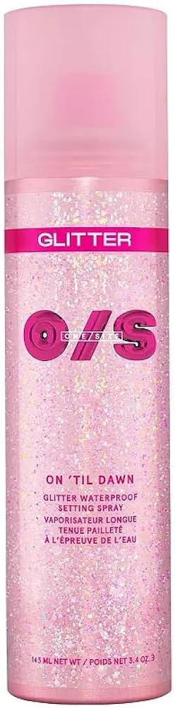One Size On 'Til Dawn Glitter Waterproof Setting Spray 3.4 oz / 143 mL Limited Edition 2025 | Amazon (US)