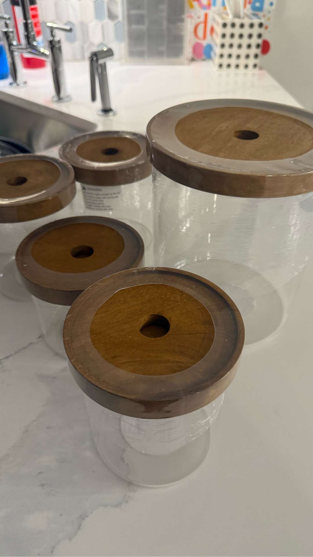 Love these beautiful canisters from target! Really trying to organize everything before our move. These are going to look beautiful in our pantry! 


#LTKHome #LTKFindsUnder50