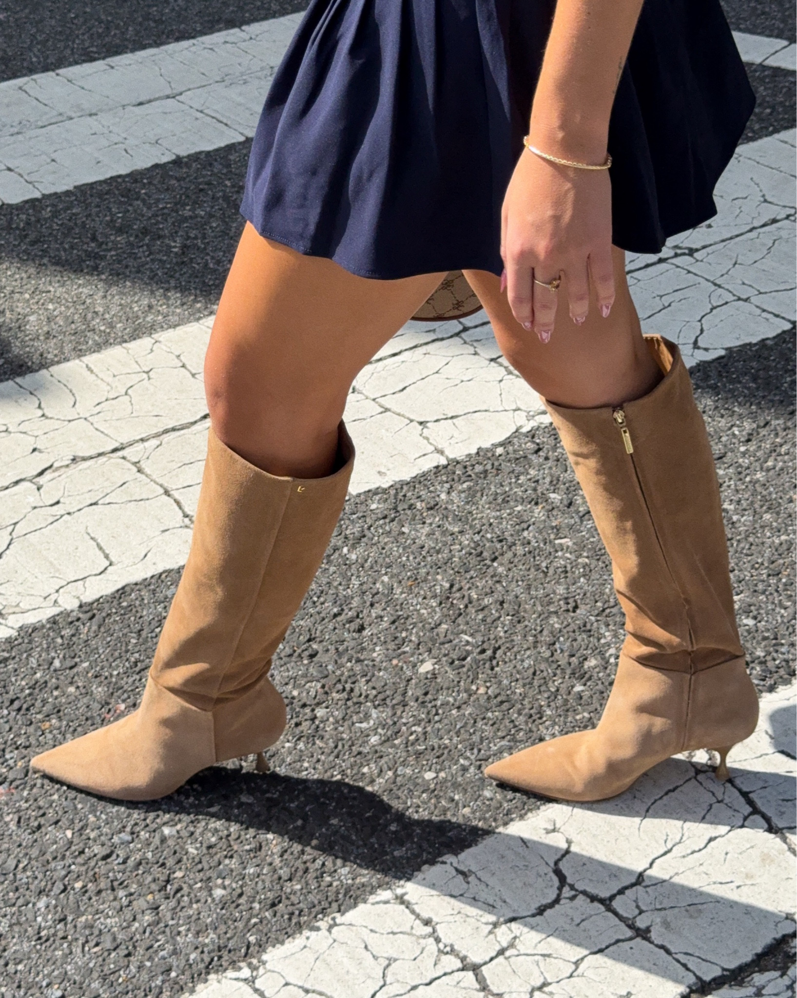 Suede boots! The photo is of my Larroude boots - exact & similar linked! 

#LTKShoeCrush #LTKStyleTip #LTKFindsUnder100