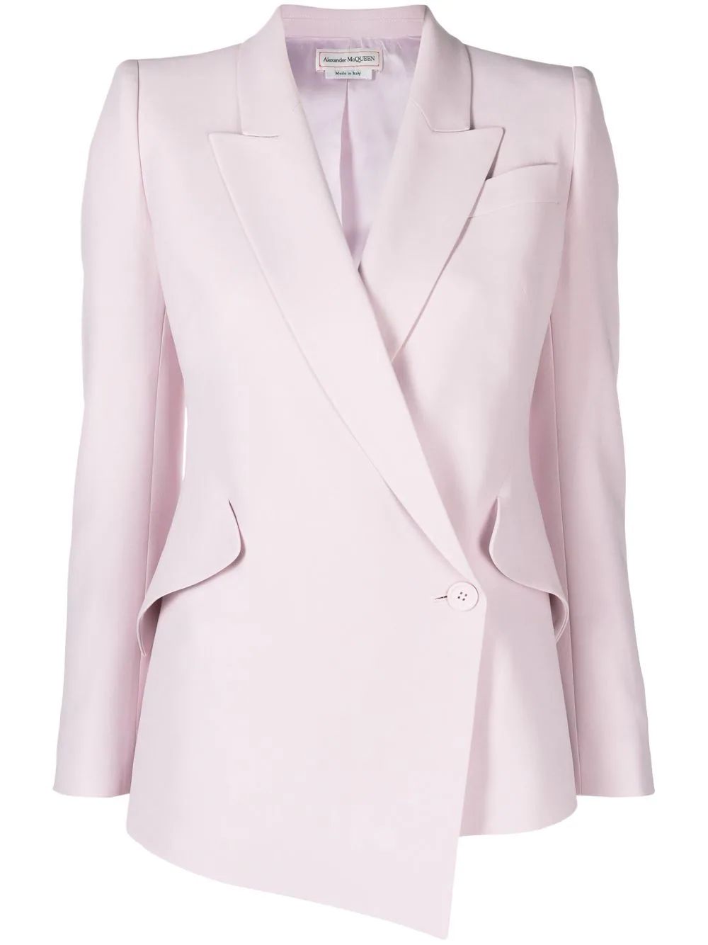 Alexander McQueen Asymmetric single-breasted Blazer - Farfetch | Farfetch Global