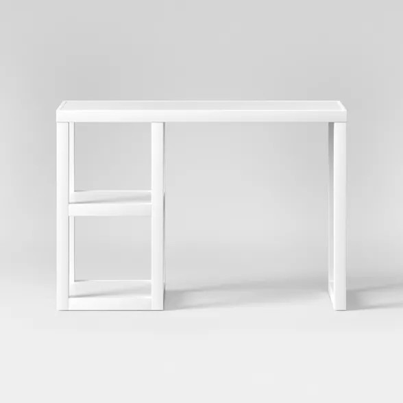 Wood Writing Desk with Storage - Threshold™ | Target