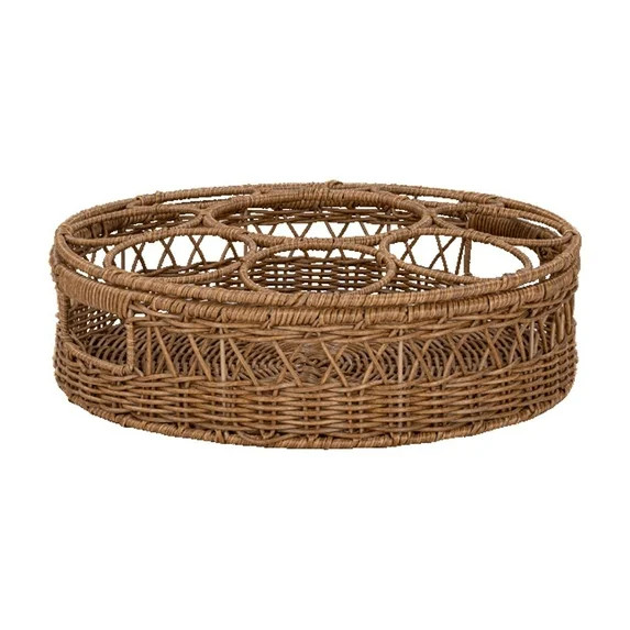 Better Homes & Gardens Rattan Large Beverage Tray | Walmart (US)