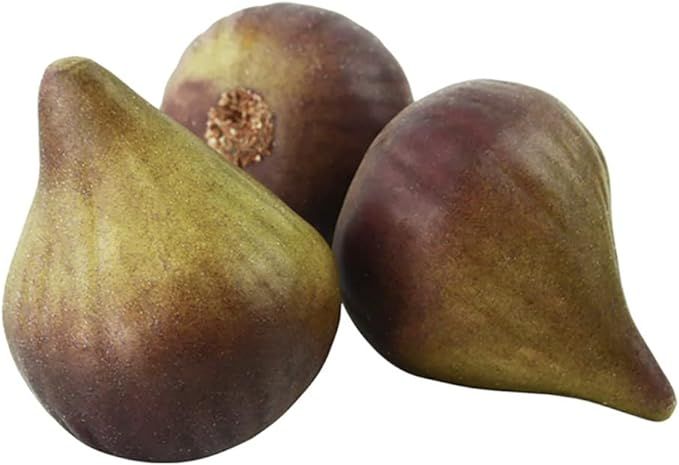 6pcs Fake Figs Artificial Fruit Fig Lifelike Decorative Fruit Model for Home Kitchen Cabinet Deco... | Amazon (US)