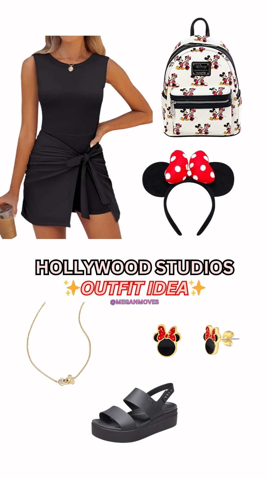 Easy Hollywood Studios Outfit Idea! This travel theme park outfit is inspired by Mickey & Minnie’s Runaway Railway ride! This outfit is comfortable with a subtle Disney detail. Consider wearing this to Disney World!

#LTKFindsUnder100 #LTKItBag #LTKTravel
