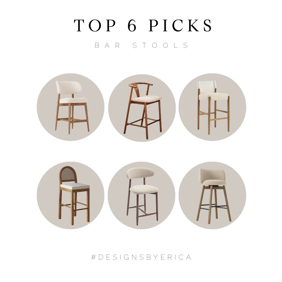 June’s Top 6 Picks Are In — and They’re Sitting Pretty. 😉

From sculptural silhouettes to cozy curves, our barstool lineup this month blends form + function in all the right ways. Whether you're styling a sleek kitchen island or adding extra seating to your entertaining space, these picks bring elevated taste to the table.

✨ Featuring designs from:
West Elm
Article
Wayfair
Nathan James
Colamy
…and more!

Which one’s pulling up a seat in your home? Tell us your fave in the comments! 🖤
#CovelleTopPicks #DesignCrush #BarstoolGoals #InteriorInspo #Wayfair #WestElm #Article #NathanJames #Colamy #BuySellDesign

#LTKSeasonal #LTKHome #LTKStyleTip