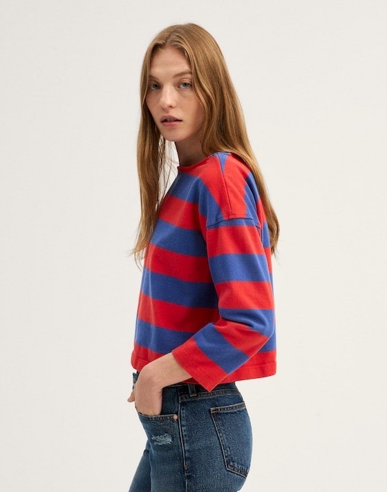 Boatneck Tee ❤️💙