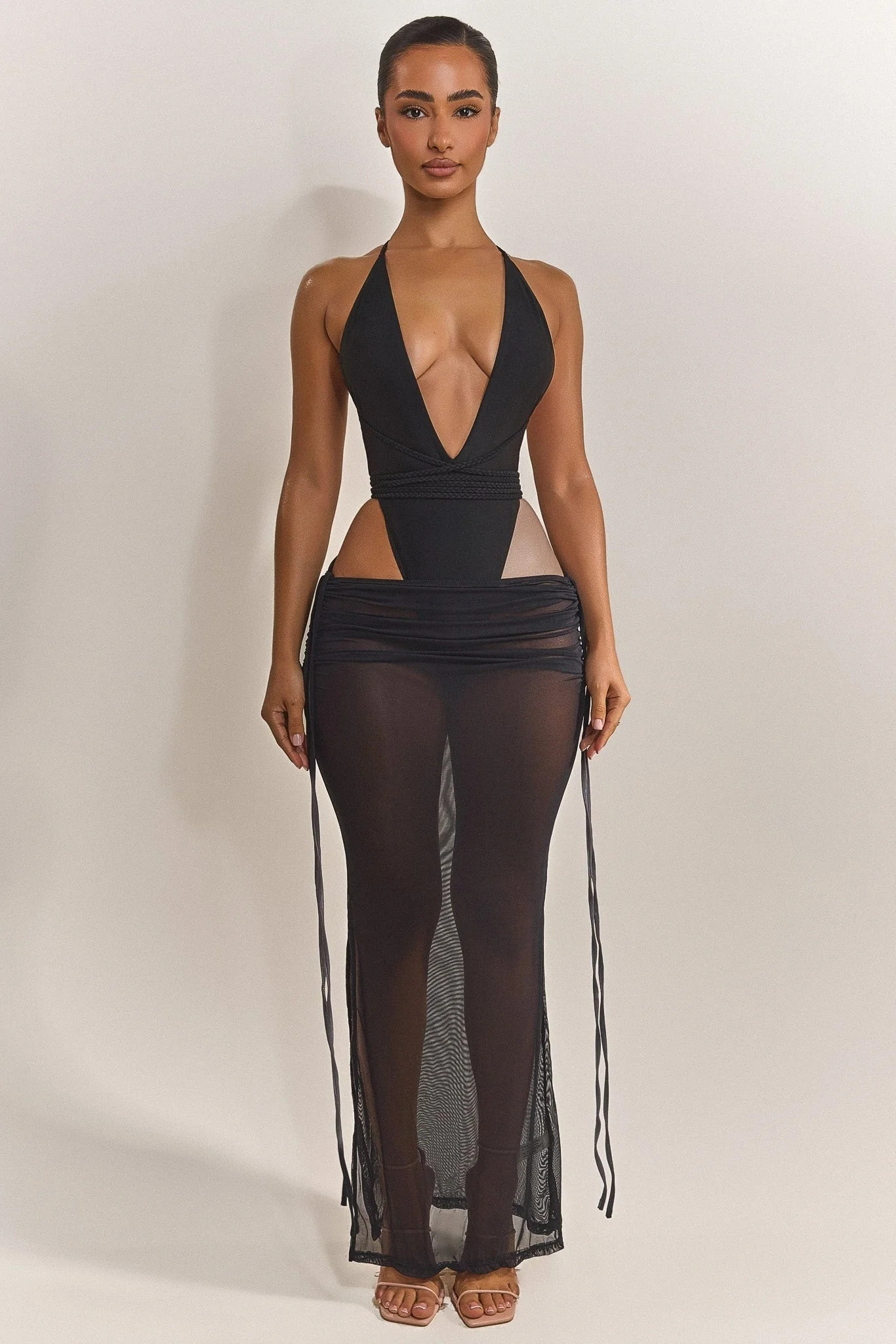 The Vela Maxi Coverup in Black | Mars The Label