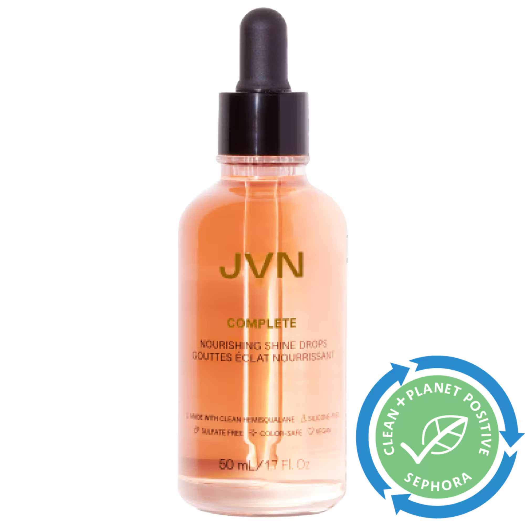 JVN Complete Nourishing Hair Oil Shine Drops 1.7 oz/ 50 mL | Sephora (US)