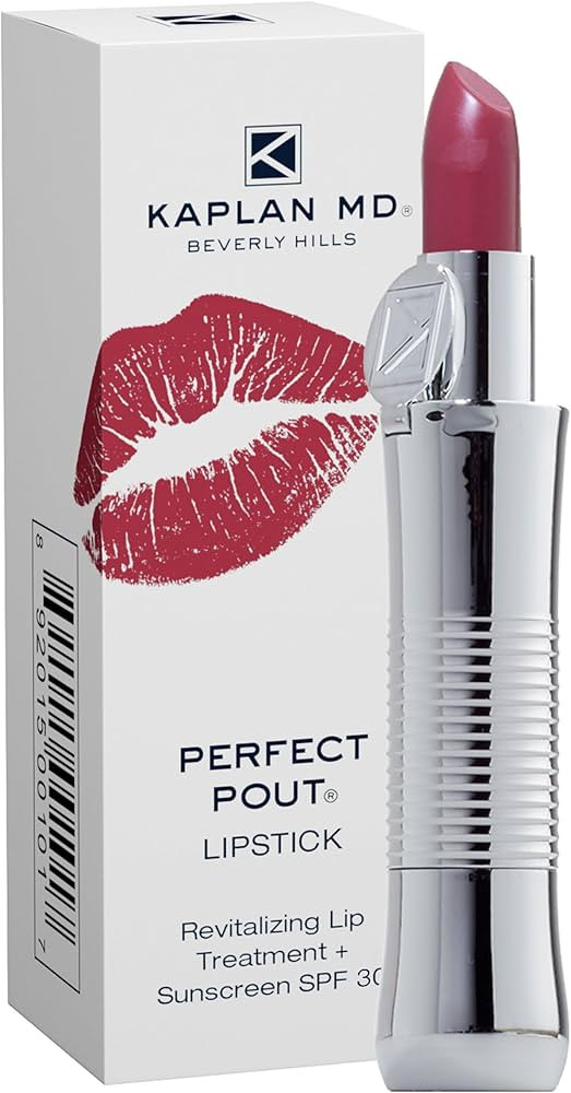 KAPLAN MD Perfect Pout Lipstick, Revitalizing Treatment + SPF 30 Sunscreen, 0.11 oz | Amazon (US)