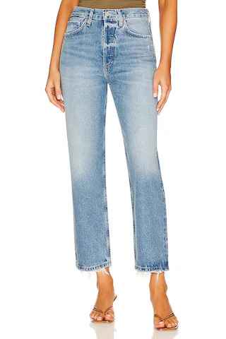 AGOLDE 90's Crop Jeans in Bound from Revolve.com | Revolve Clothing (Global)