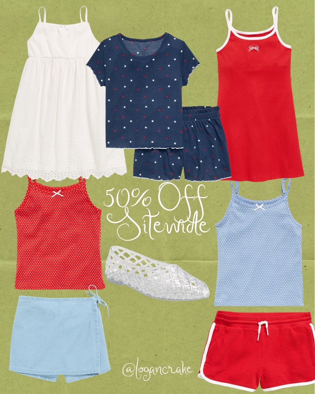 MEMORIAL DAY WEEKEND SALE HAPPENING NOW - 50% OFF SITEWIDE!! 

old navy sale, kids clothes, girls clothes

#LTKKids #LTKSaleAlert