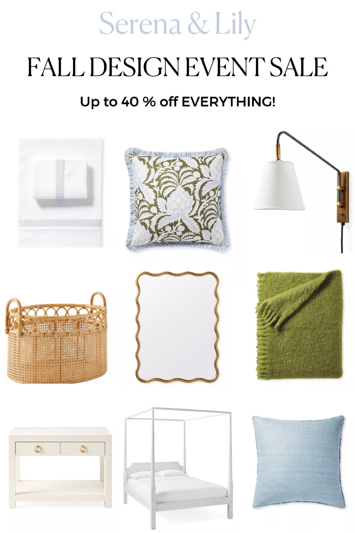 The best fall home decor sale for classic coastal style and blue and white design from Serena & Lily’s best selling wicker rattan furniture and beach house decor. Shop my favorites and save up to 40% everything on their website. 

#LTKHolidaySale #LTKhome #LTKsalealert