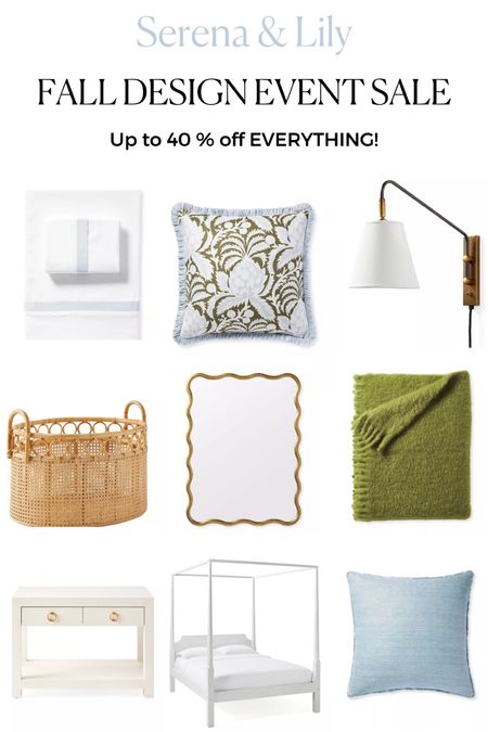 The best fall home decor sale for classic coastal style and blue and white design from Serena & Lily’s best selling wicker rattan furniture and beach house decor. Shop my favorites and save up to 40% everything on their website. 

#LTKHolidaySale #LTKhome #LTKsalealert