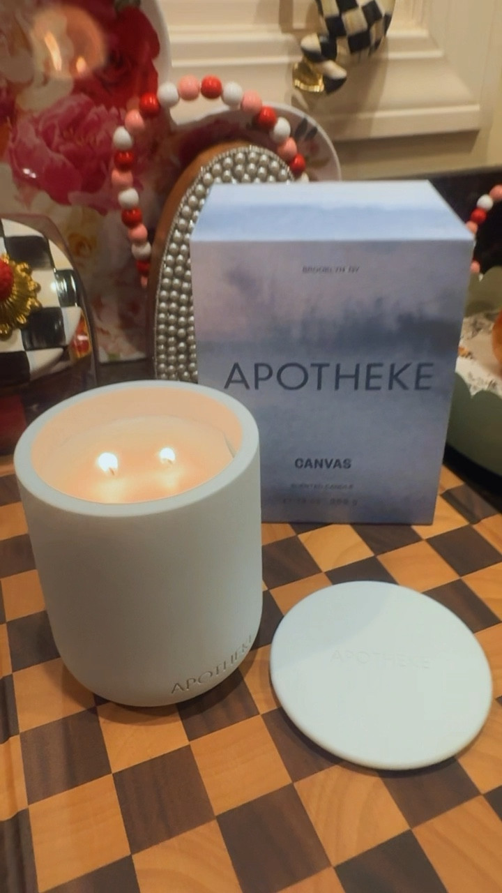What’s your favorite candle Scent!? 
I found mine! this is one of the best smelling candles I have smelled in a LONG time! @apothekeco 

*Linen, Musk, dew, & Lilly of the Valley*

This was #gifted to me by @amazon for #winterwellness 2025 ! 
#amazonfinds #founditonamazon 

#LTKMostLoved #LTKHome #LTKWatchNow