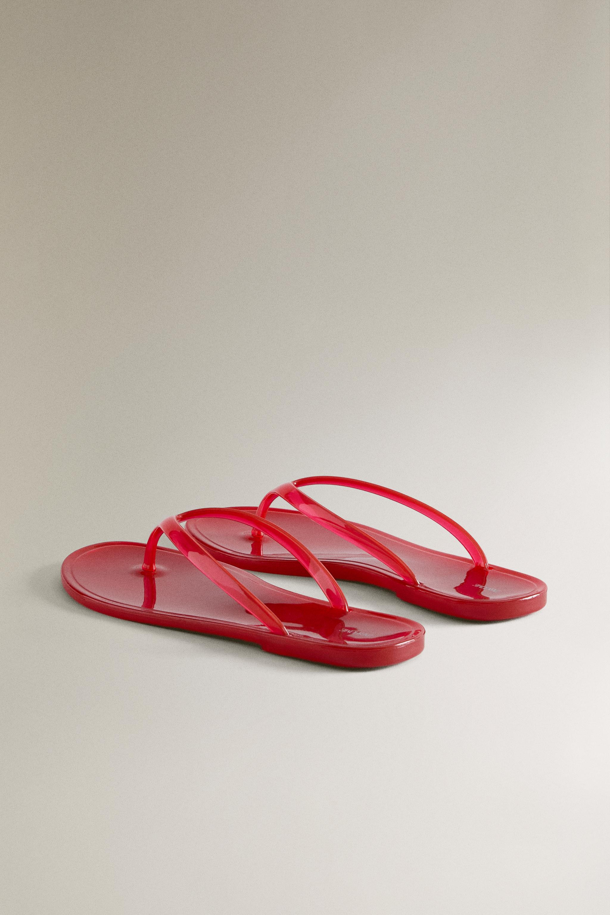 FLAT JELLY SANDALS | Zara UK