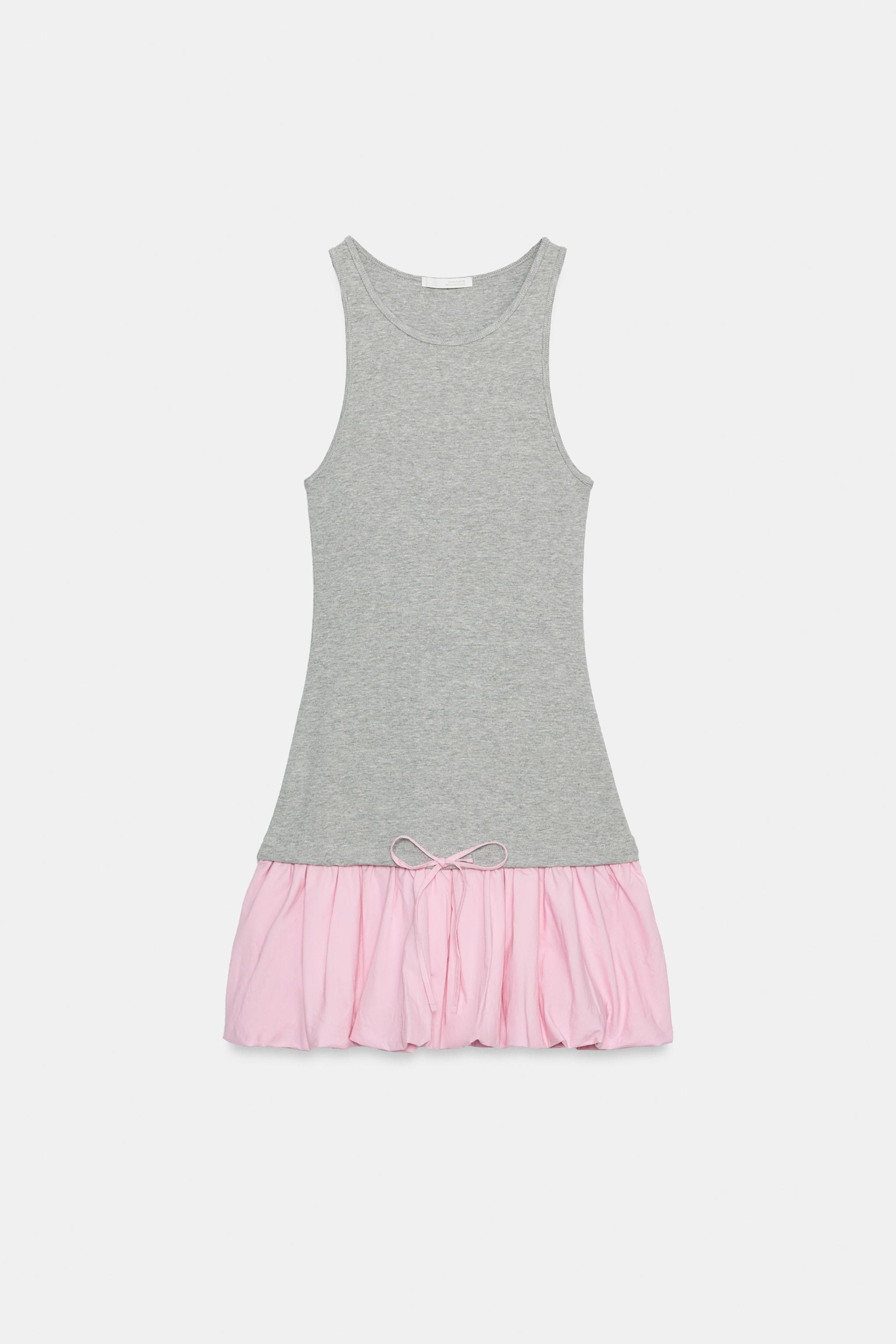 COMBINATION BALLOON DRESS | Zara US