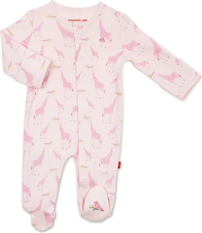 Jolie Giraffe Organic Cotton Footie | Nordstrom