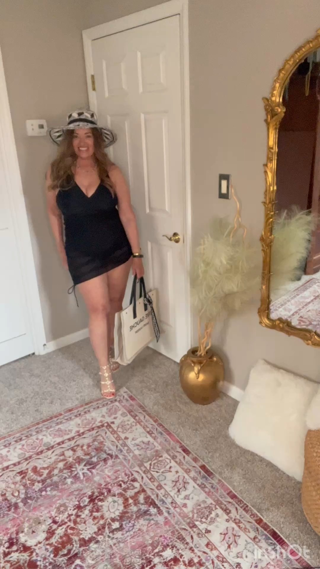 A retro inspired one piece with a flattering built in mesh skirt. 

#LTKSwim #LTKOver40 #LTKTravel