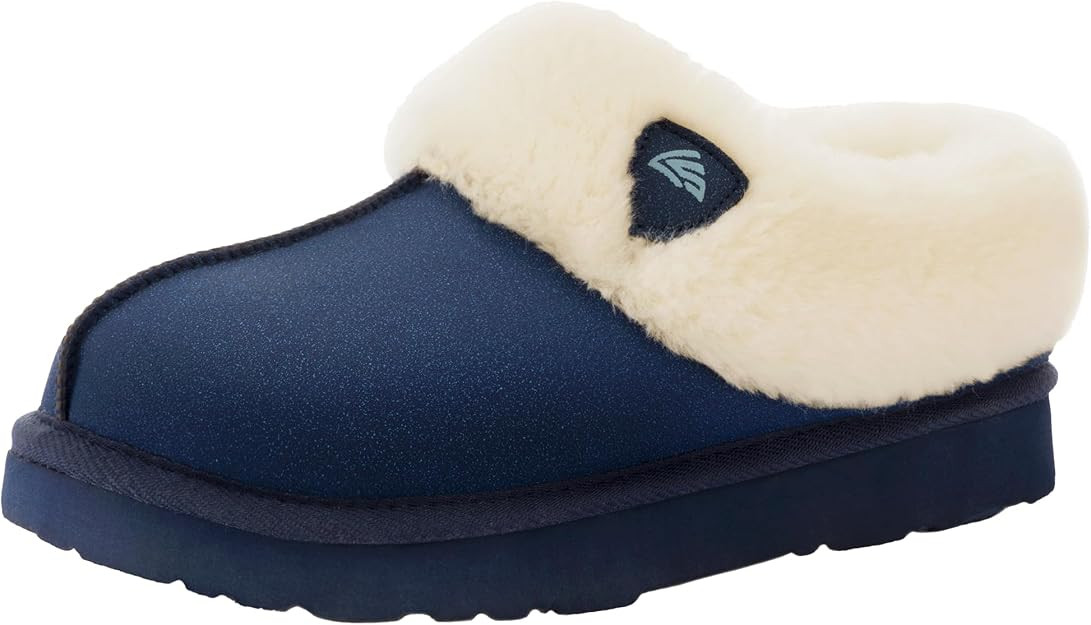 LazyStep Women's Fuzzy Closed Back Slippers | Amazon (US)