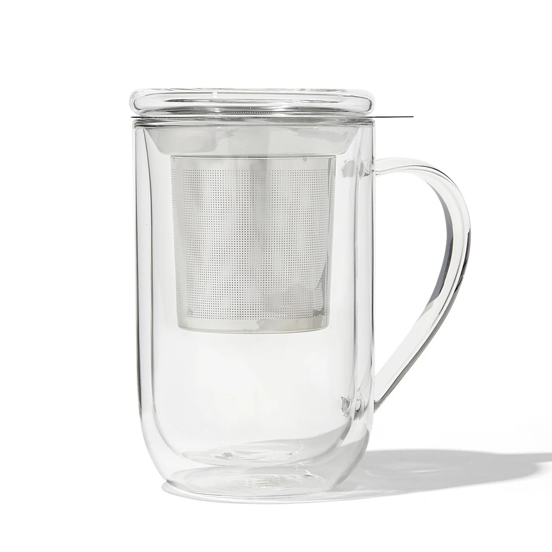Double Walled Glass Nordic Mug with Infuser | DAVIDsTEA