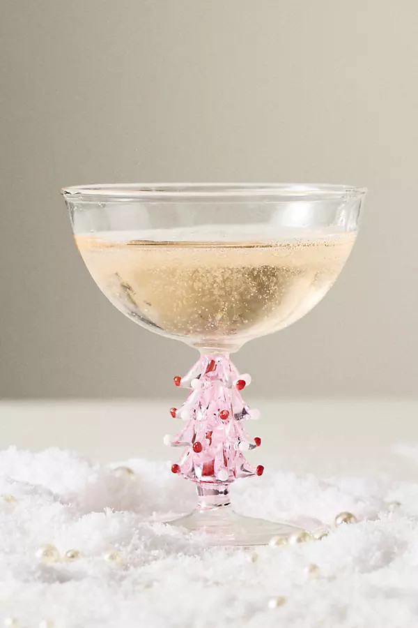 Icon Stemmed Coupe Glass | Anthropologie (US)