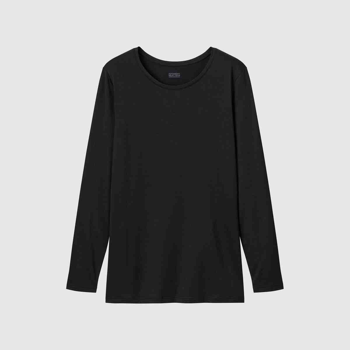 HEATTECH CREW NECK LONG SLEEVED THERMAL TOP | UNIQLO (UK)