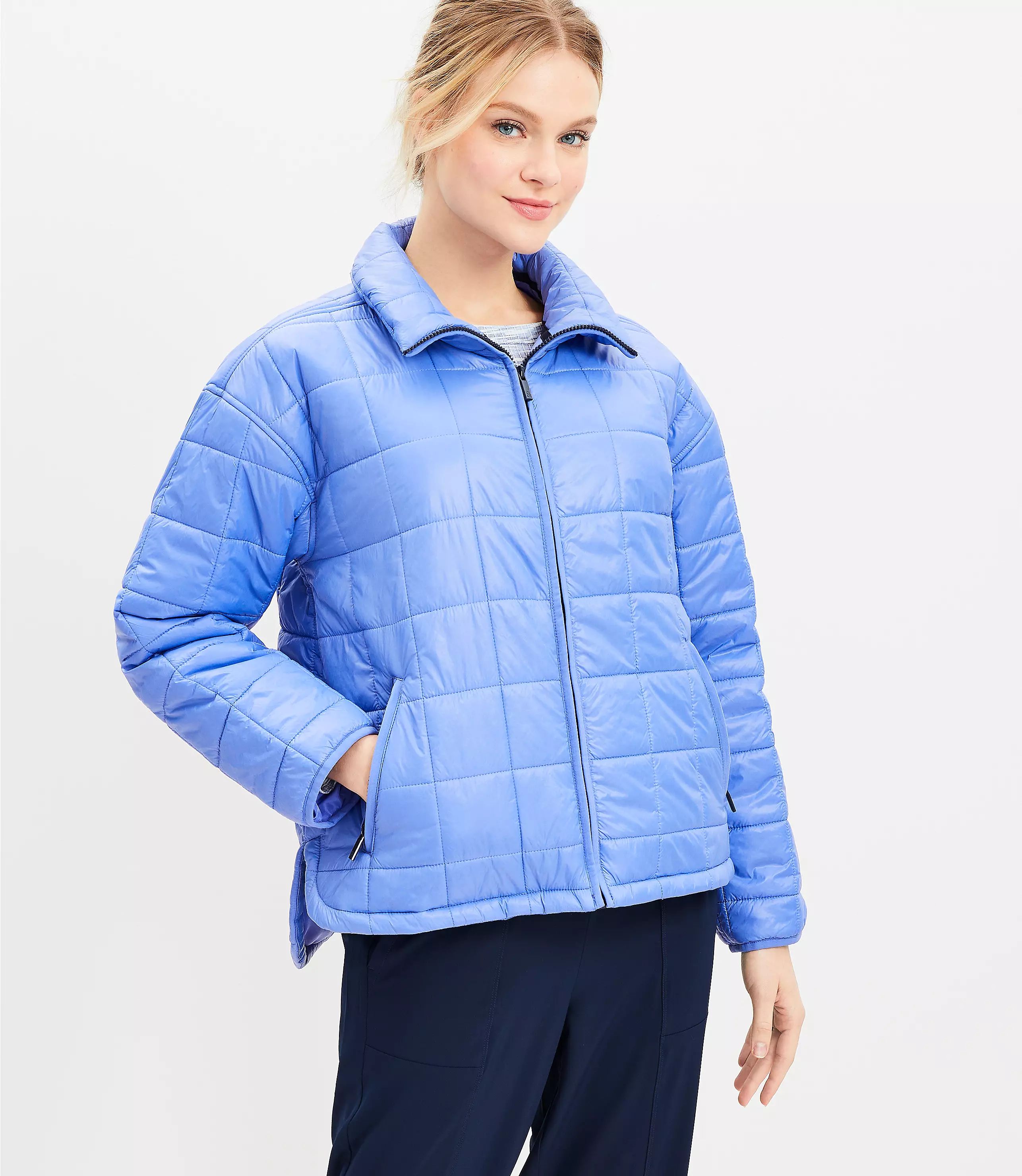 Lou & Grey Quilted Puffer Jacket | LOFT