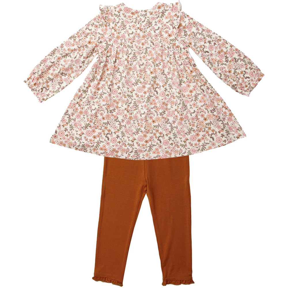 Dress & Legging Set, Vintage Calico | SpearmintLOVE