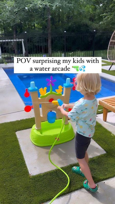 Water arcade water toy outdoor toy toddler toy boy toys kids toys summer toys 

#LTKVideo #LTKSwim #LTKKids