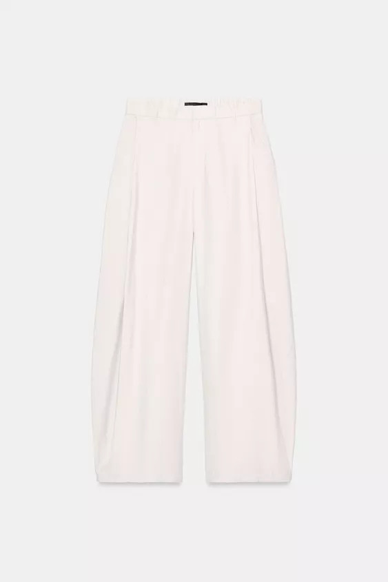 FLIESSENDE HOSE MIT ZIERFALTEN | Zara DE